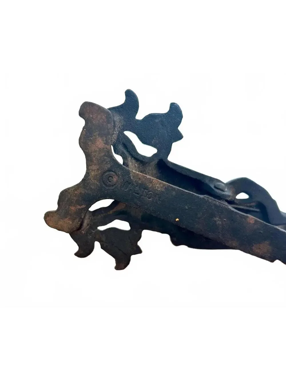 Vintage Wilton Hand-Painted Cast Iron Amish Woman Handle Cover Wall Mount